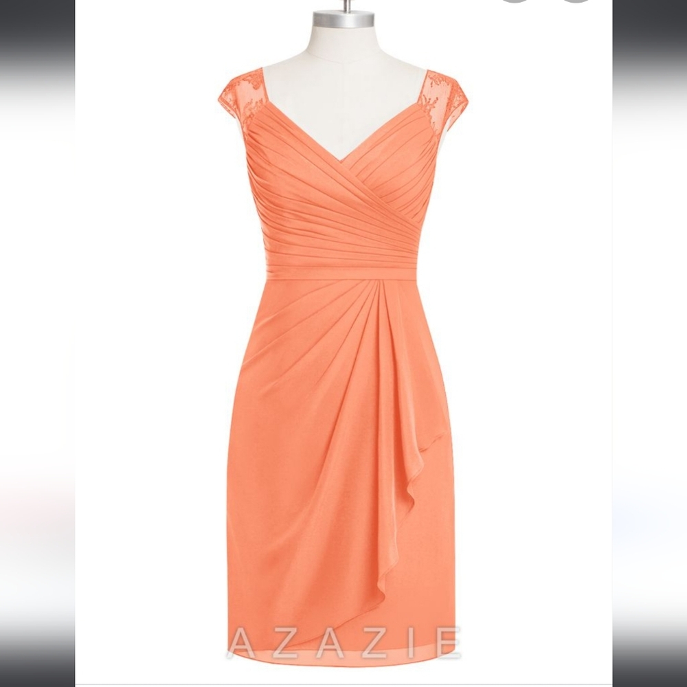 Bridesmaid peach dress Size 8